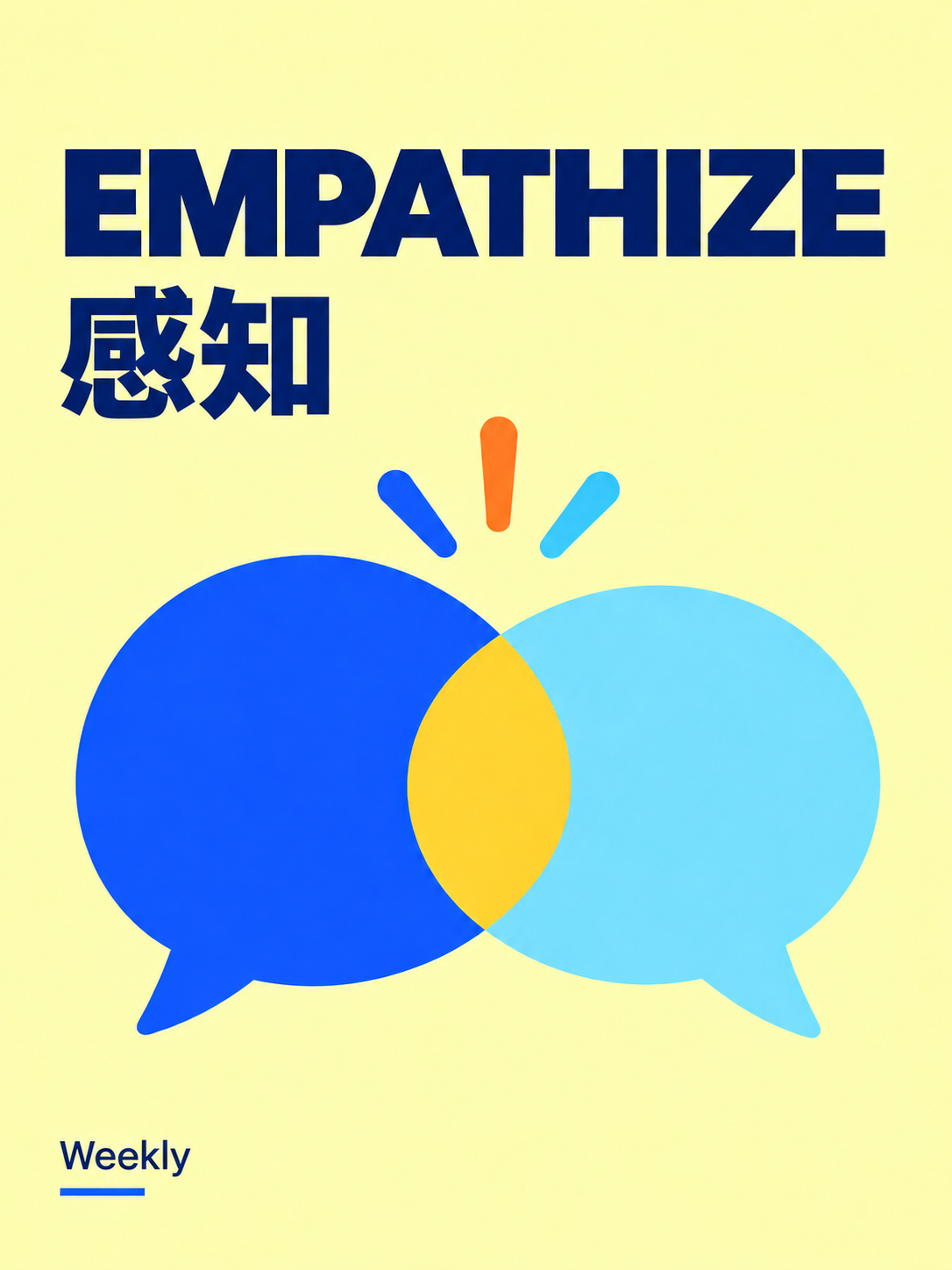 EMPATHIZE · 感知 — Weekly